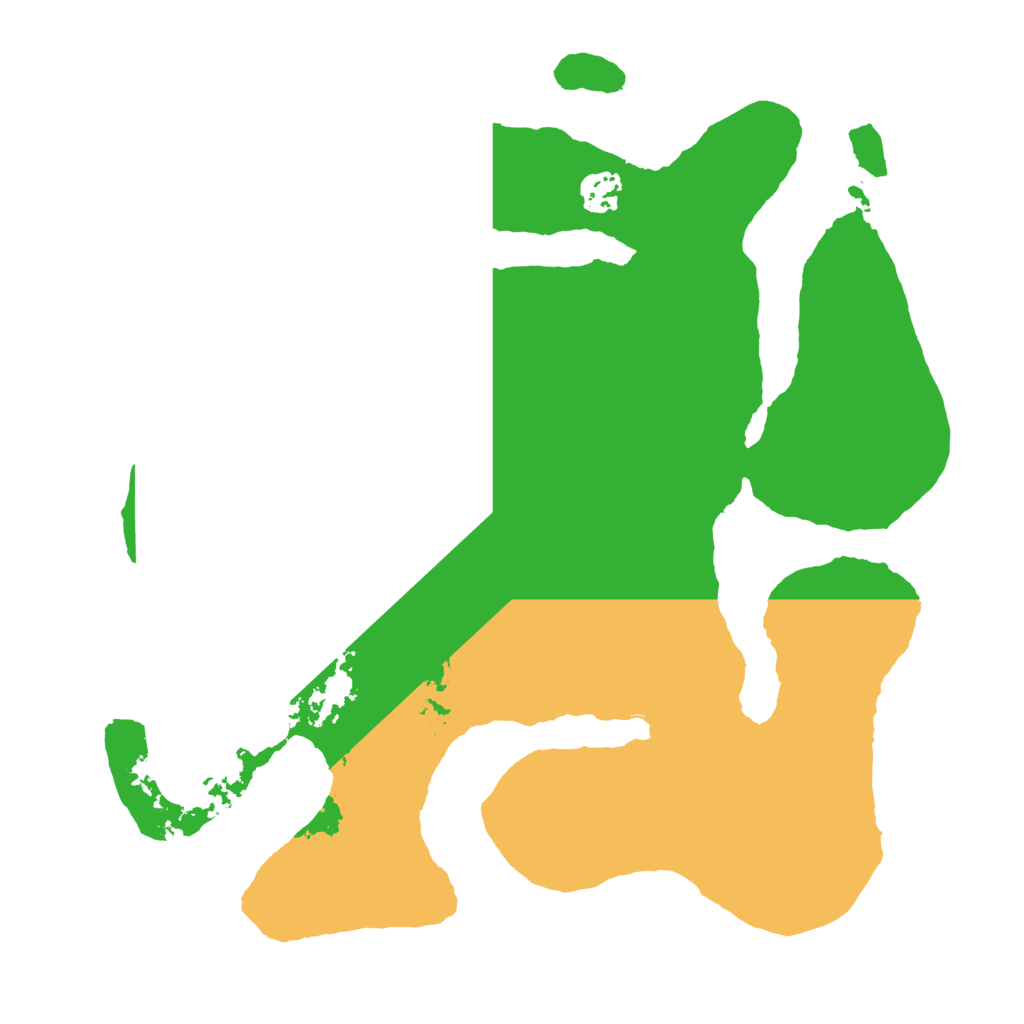 Biome Rust Map: Barren, Size: 3600, Seed: 10079557