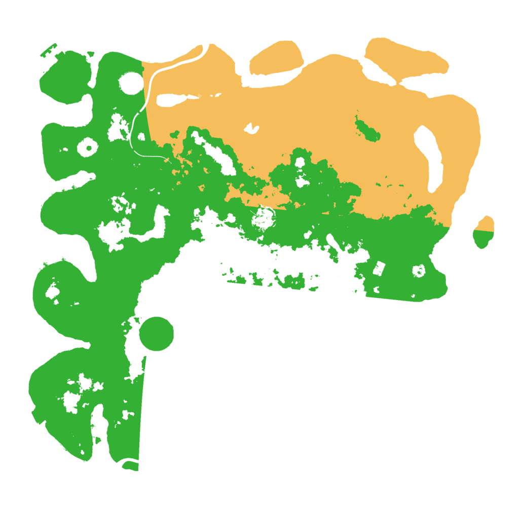 Biome Rust Map: Procedural Map, Size: 4000, Seed: 17590
