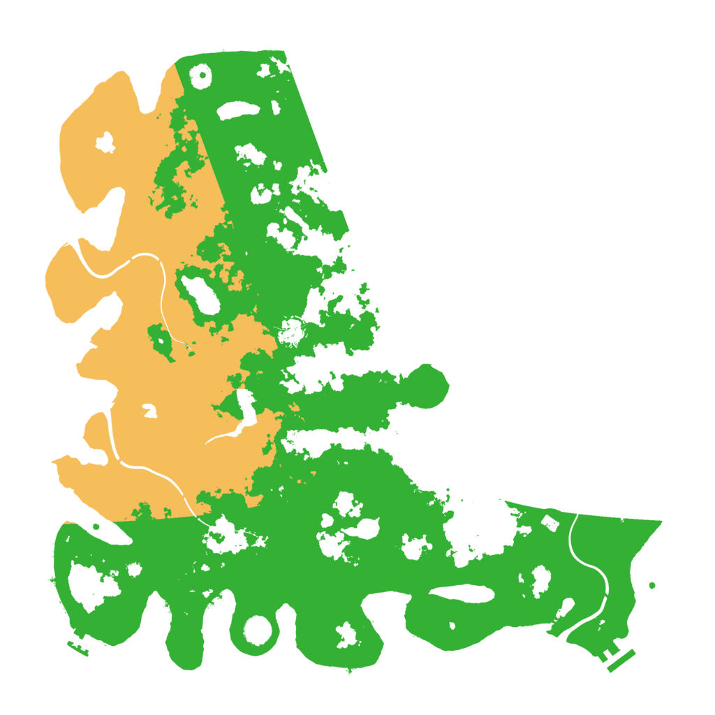 Biome Rust Map: Procedural Map, Size: 4500, Seed: 7457454