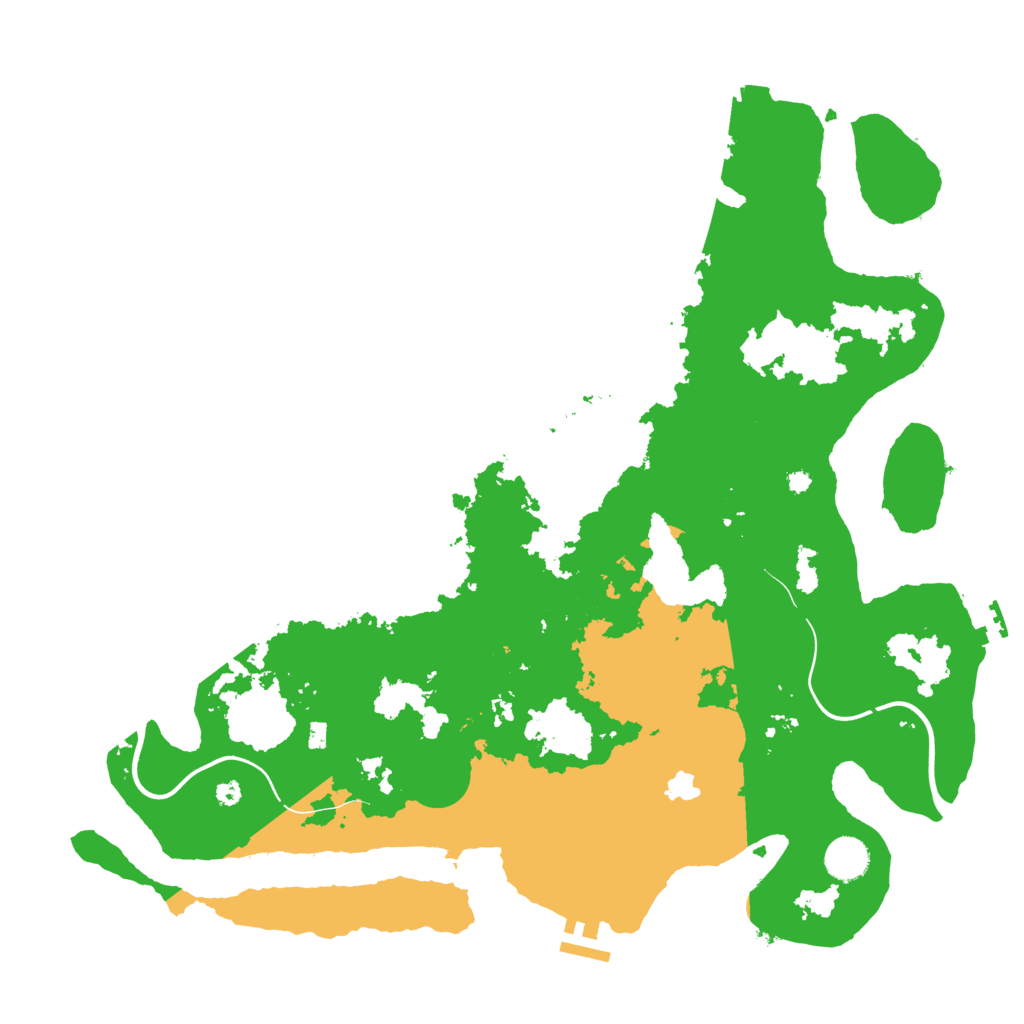 Biome Rust Map: Procedural Map, Size: 4100, Seed: 228716