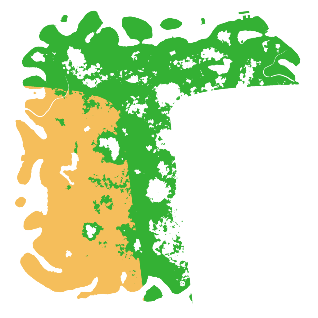 Biome Rust Map: Procedural Map, Size: 6000, Seed: 12494