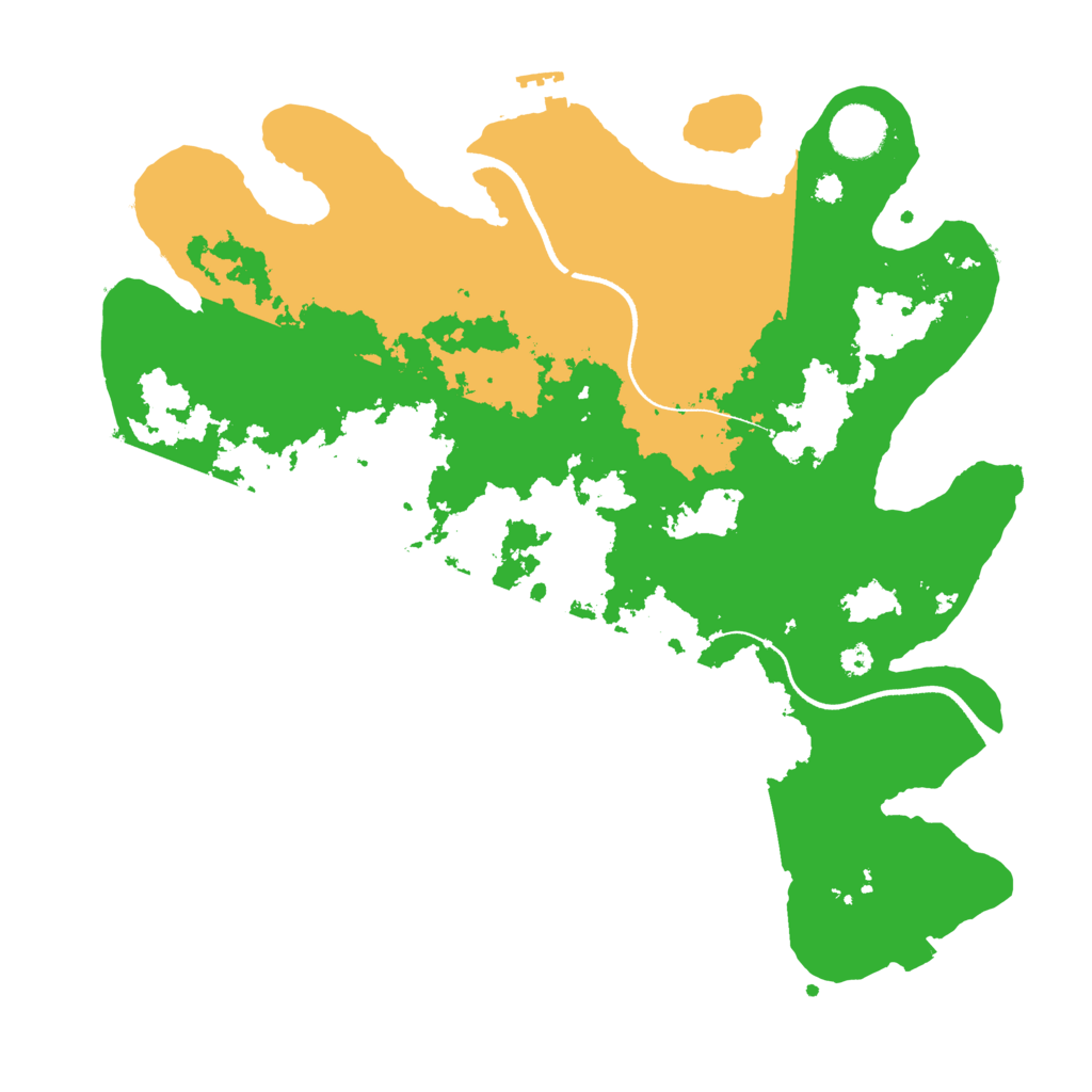 Biome Rust Map: Procedural Map, Size: 3500, Seed: 1875634