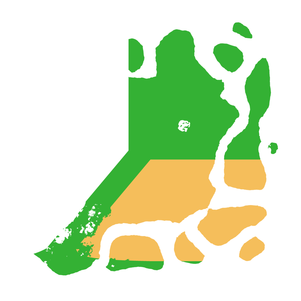 Biome Rust Map: Barren, Size: 3800, Seed: 17