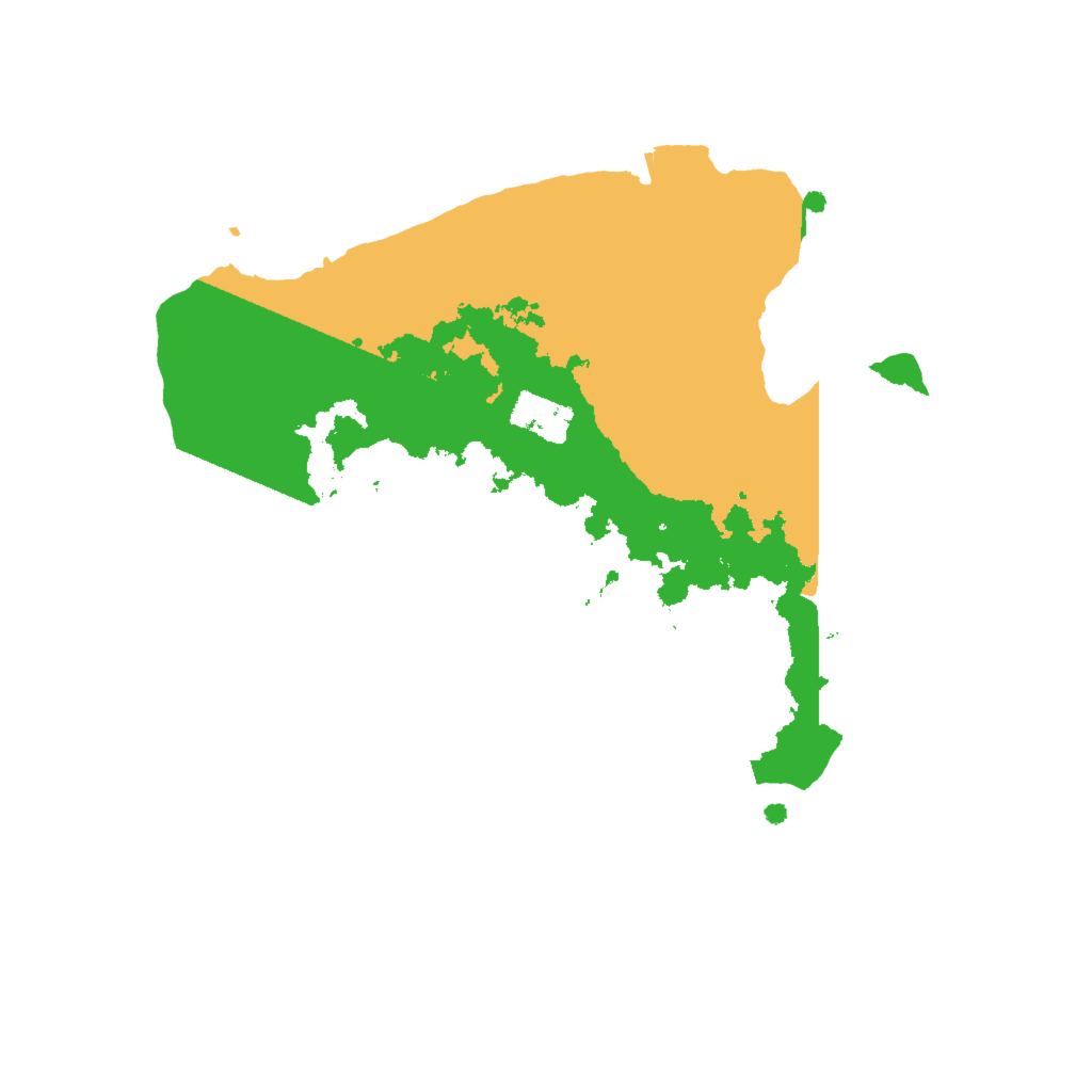 Biome Rust Map: Procedural Map, Size: 2000, Seed: 911