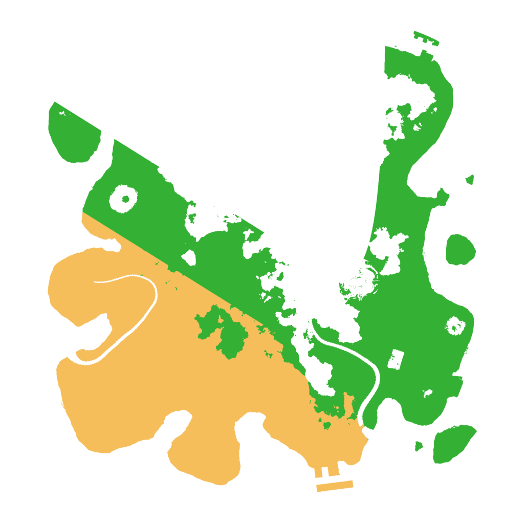 Biome Rust Map: Procedural Map, Size: 2900, Seed: 173
