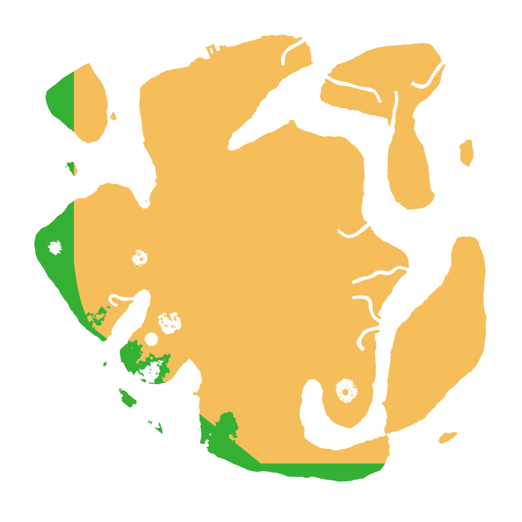 Biome Rust Map: Procedural Map, Size: 3500, Seed: 327171951