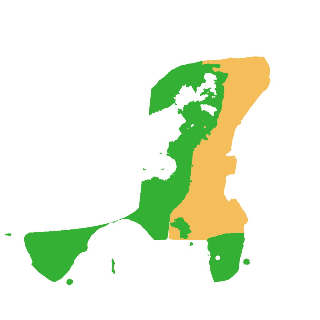 Biome Rust Map: Procedural Map, Size: 2000, Seed: 911212