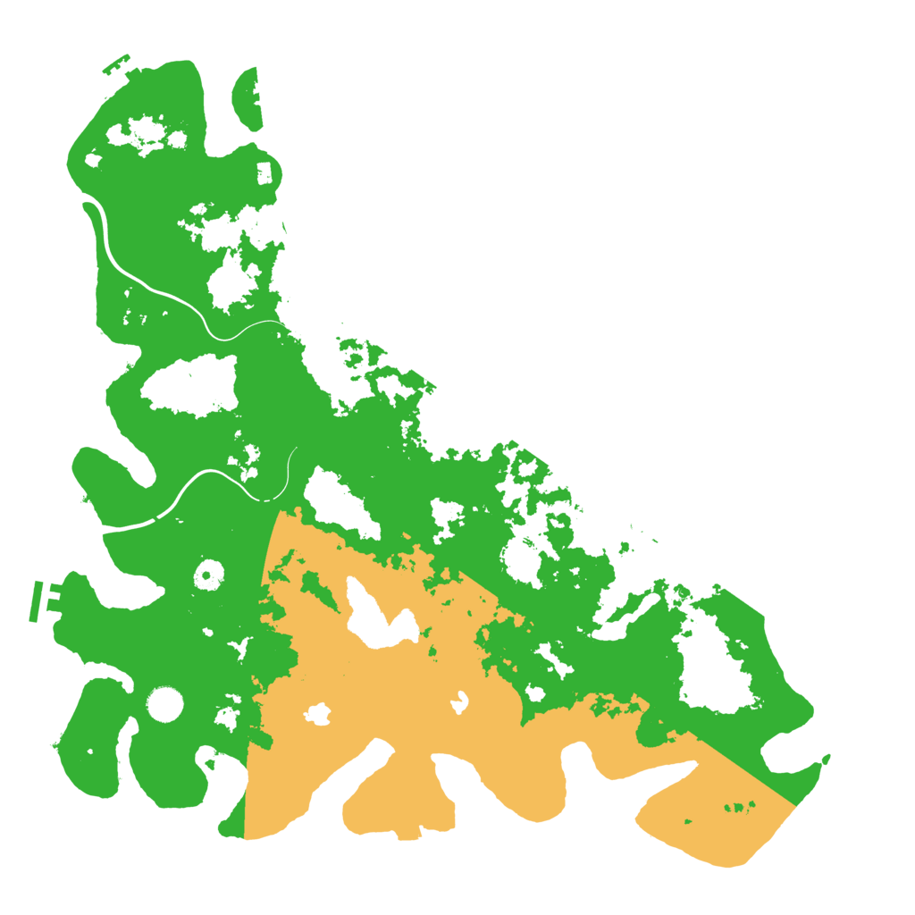 Biome Rust Map: Procedural Map, Size: 4500, Seed: 7233346