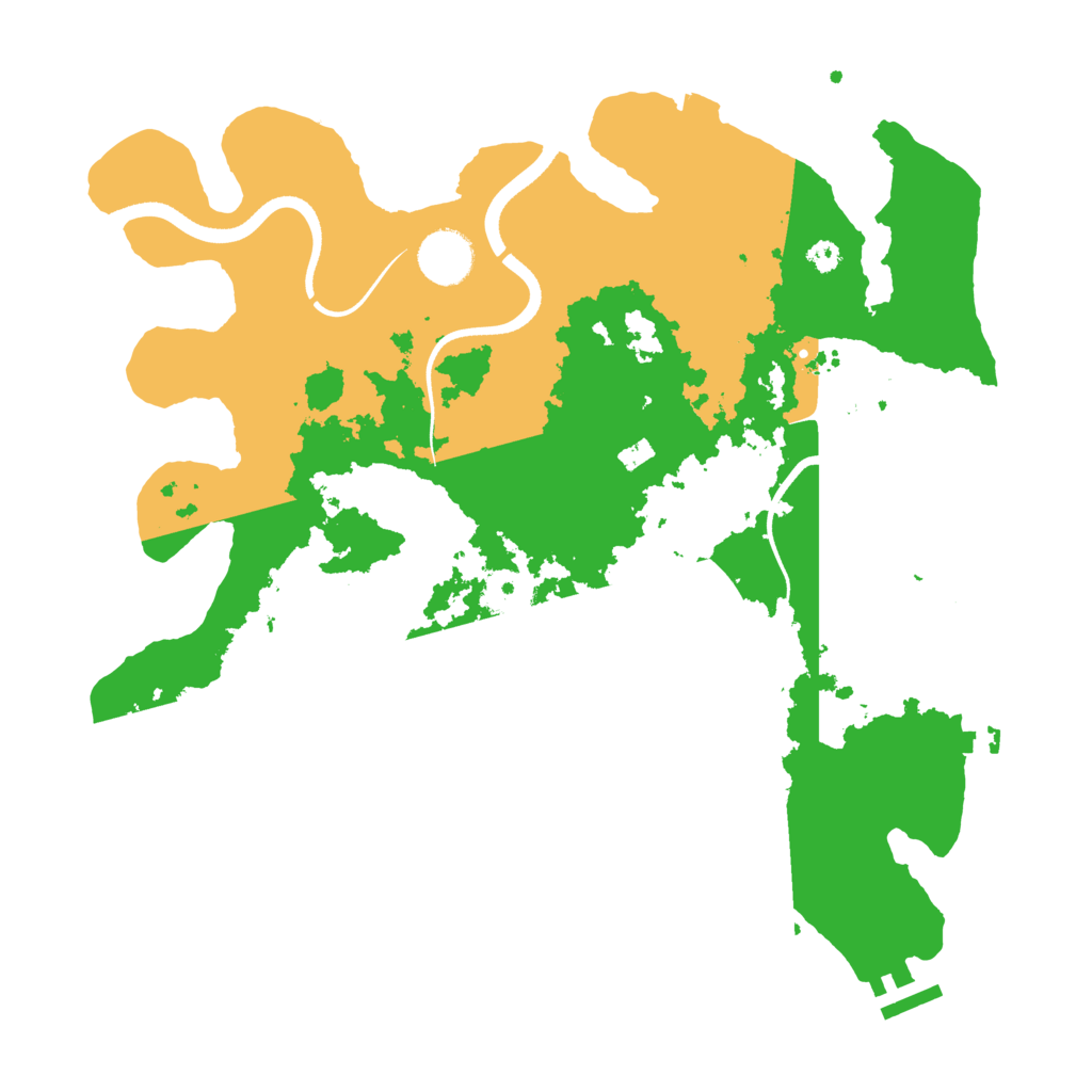 Biome Rust Map: Procedural Map, Size: 3500, Seed: 354453112