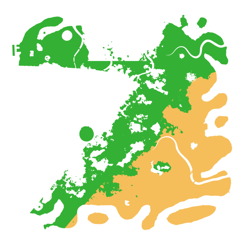 Biome Rust Map: Procedural Map, Size: 4500, Seed: 1460877782