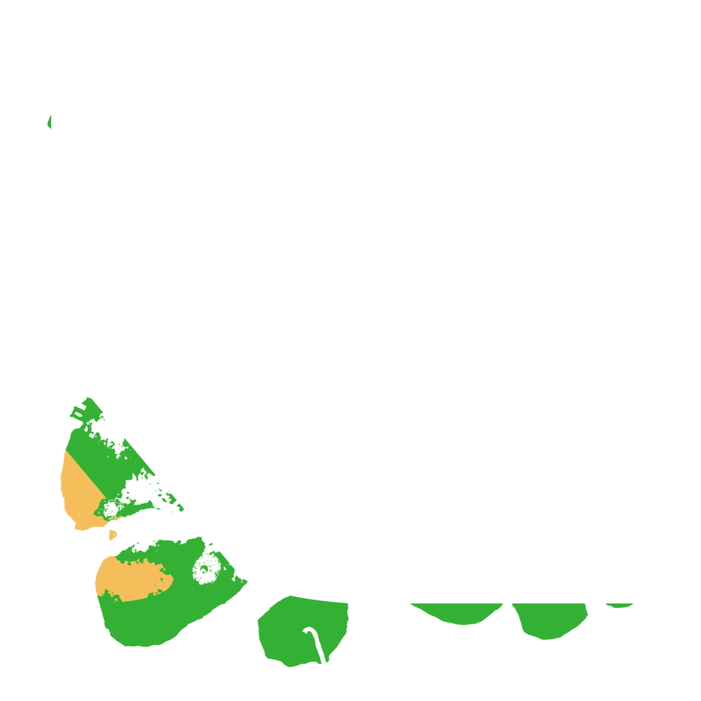 Biome Rust Map: Procedural Map, Size: 3700, Seed: 658981515