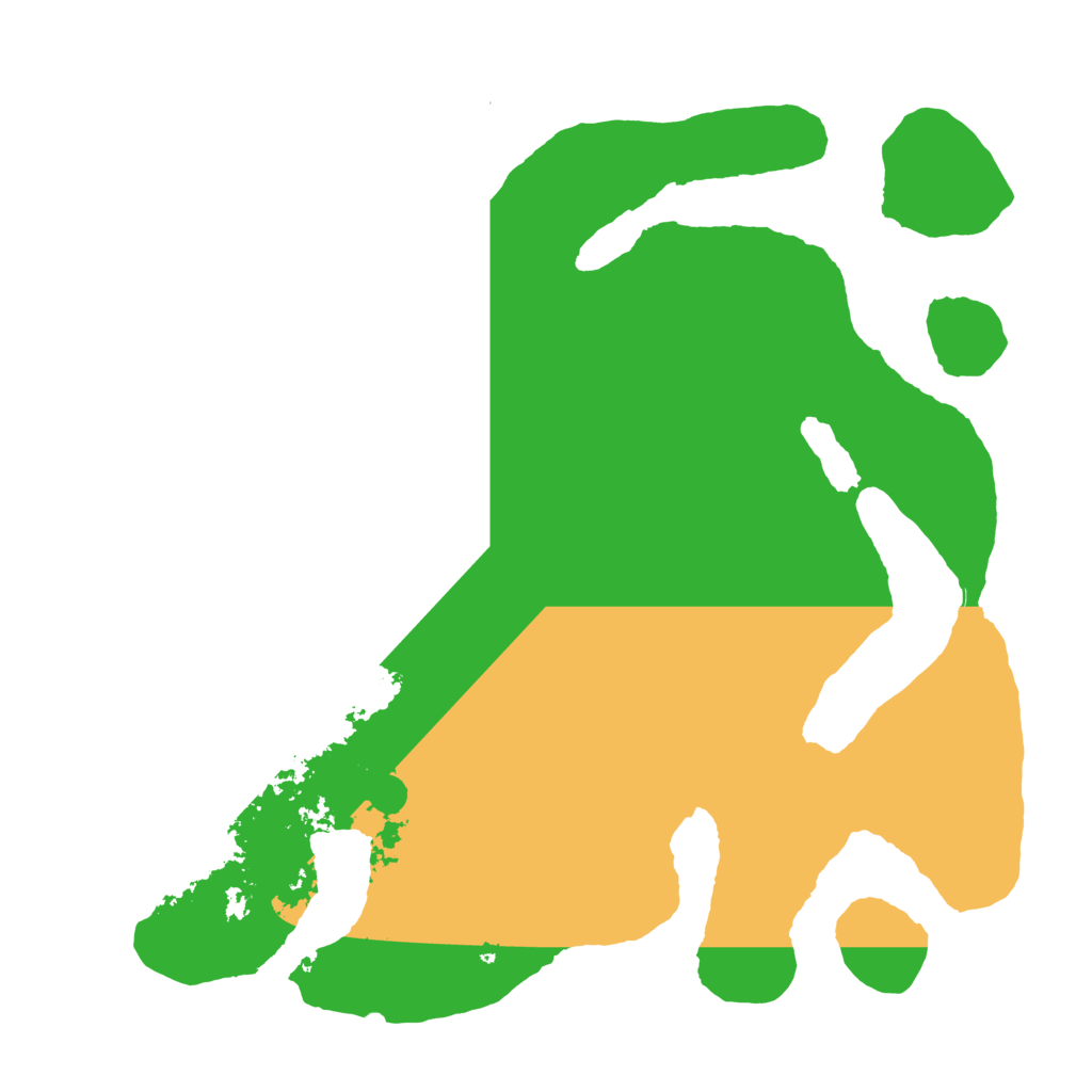 Biome Rust Map: Barren, Size: 4000, Seed: 8077953