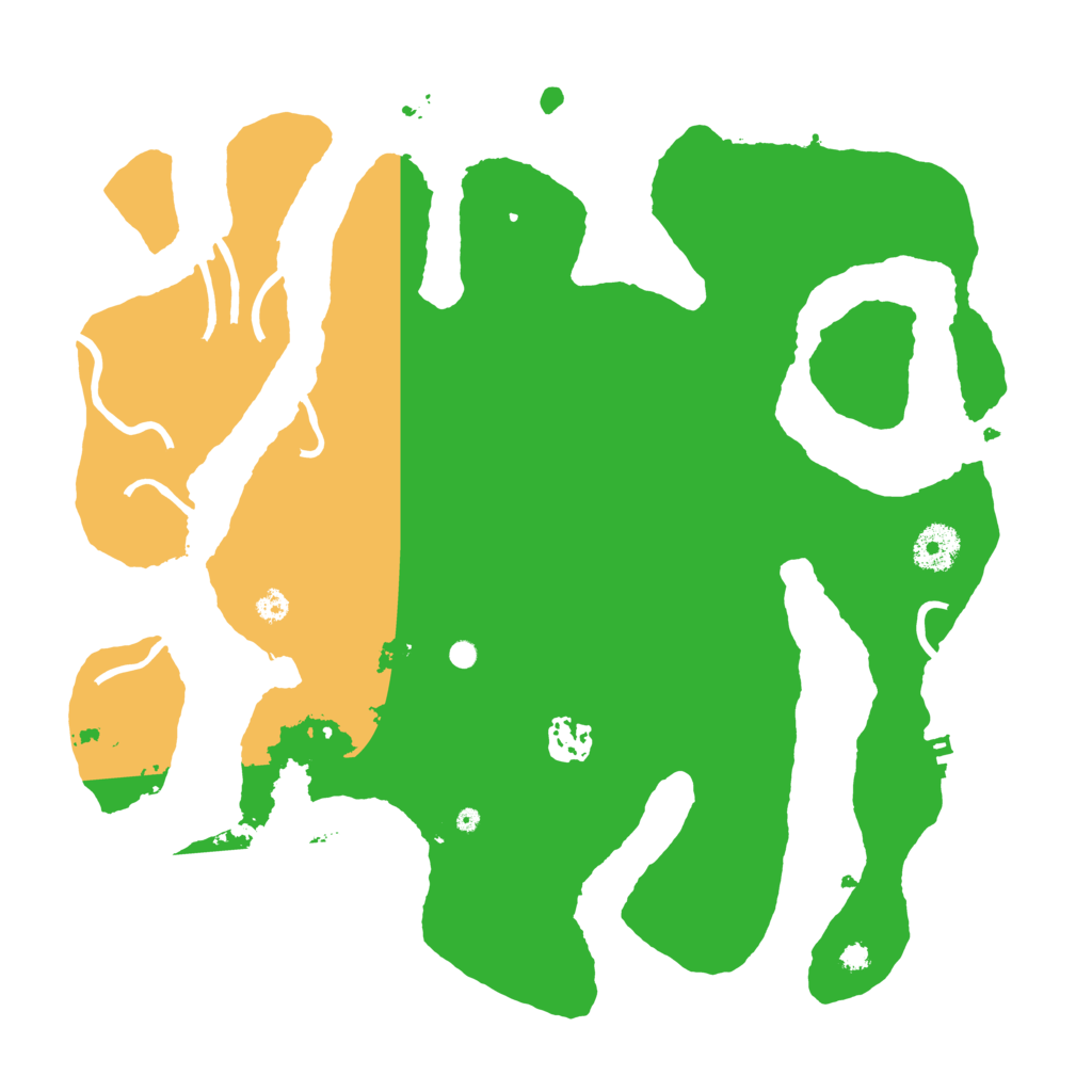 Biome Rust Map: Procedural Map, Size: 3500, Seed: 1990223521