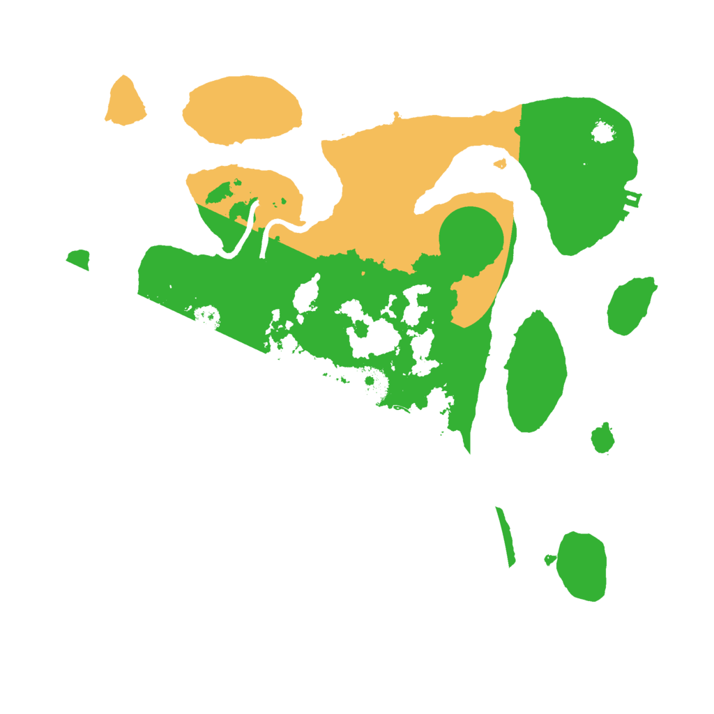 Biome Rust Map: Procedural Map, Size: 3000, Seed: 256477982