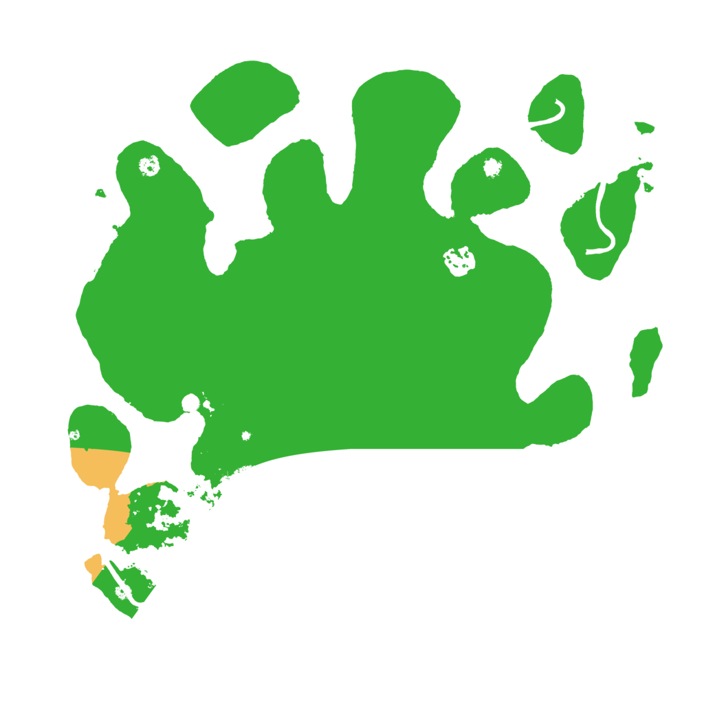 Biome Rust Map: Procedural Map, Size: 3500, Seed: 1481040152