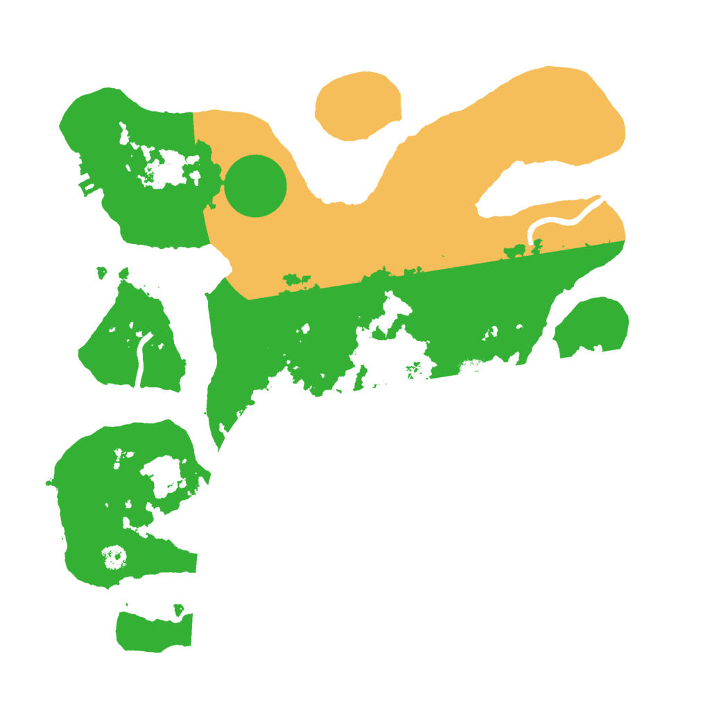 Biome Rust Map: Procedural Map, Size: 3000, Seed: 391417400