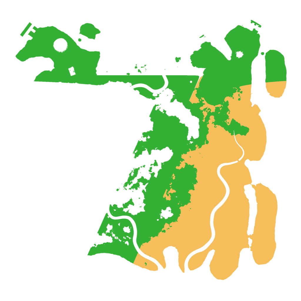 Biome Rust Map: Procedural Map, Size: 3850, Seed: 963621114