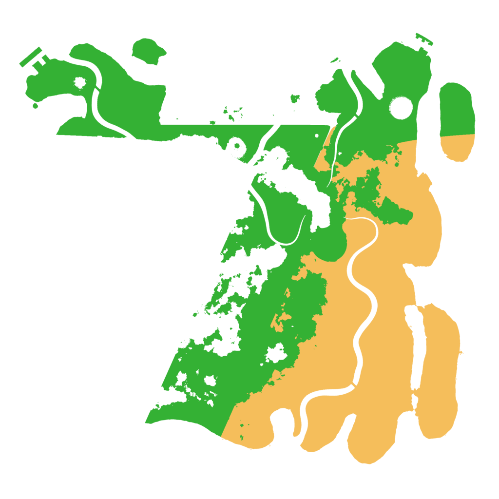 Biome Rust Map: Procedural Map, Size: 3850, Seed: 963621114
