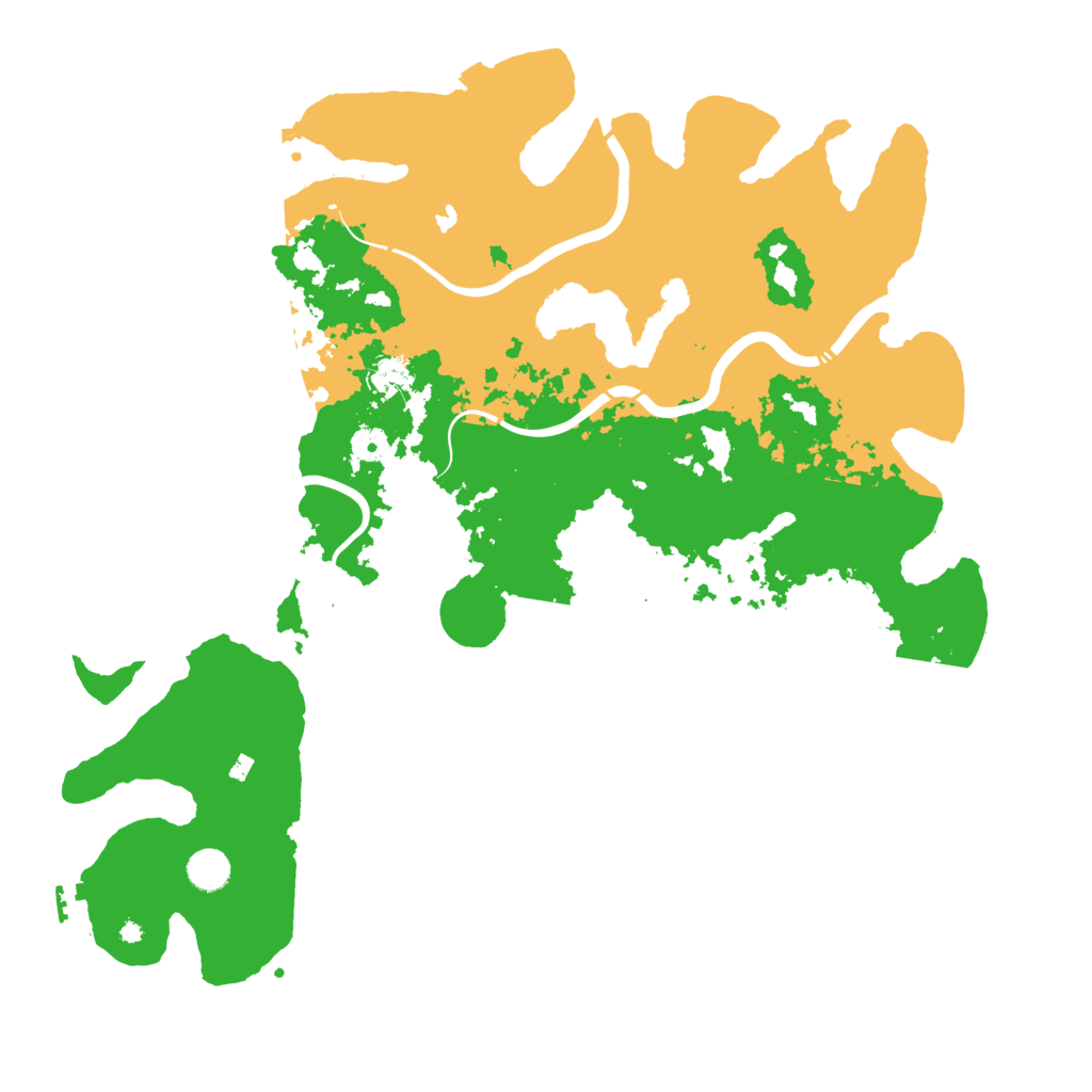 Biome Rust Map: Procedural Map, Size: 4500, Seed: 947586