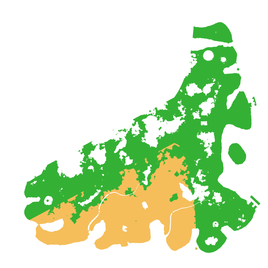 Biome Rust Map: Procedural Map, Size: 4500, Seed: 1106