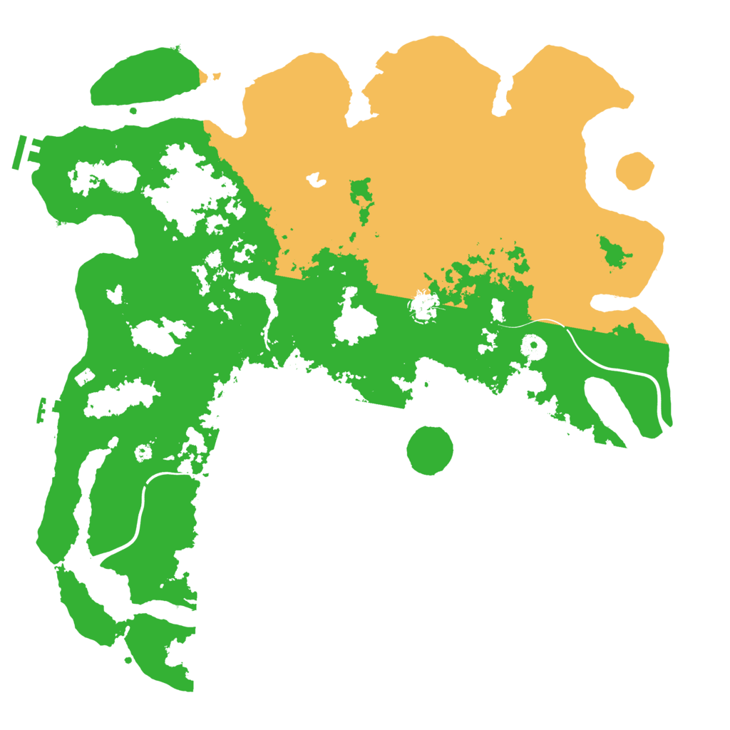 Biome Rust Map: Procedural Map, Size: 4250, Seed: 24115513