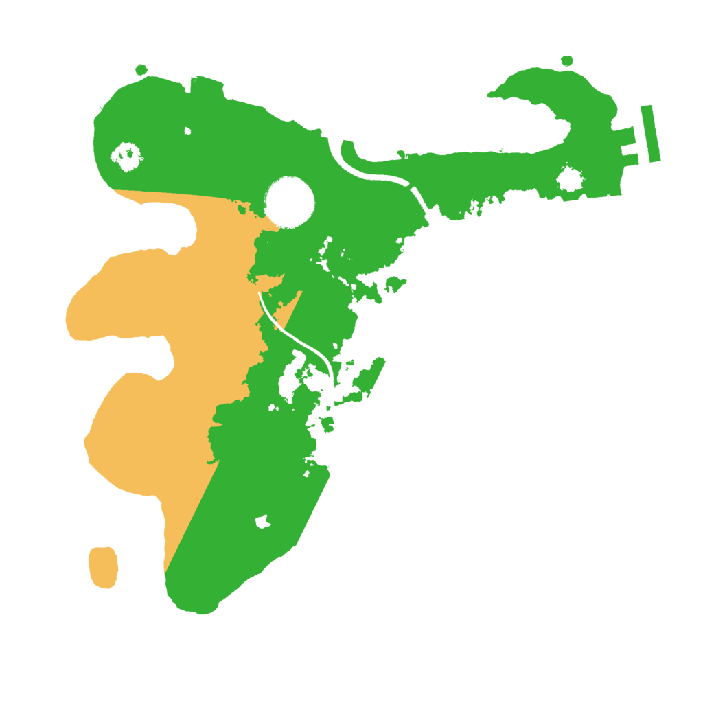 Biome Rust Map: Procedural Map, Size: 2500, Seed: 1567910976