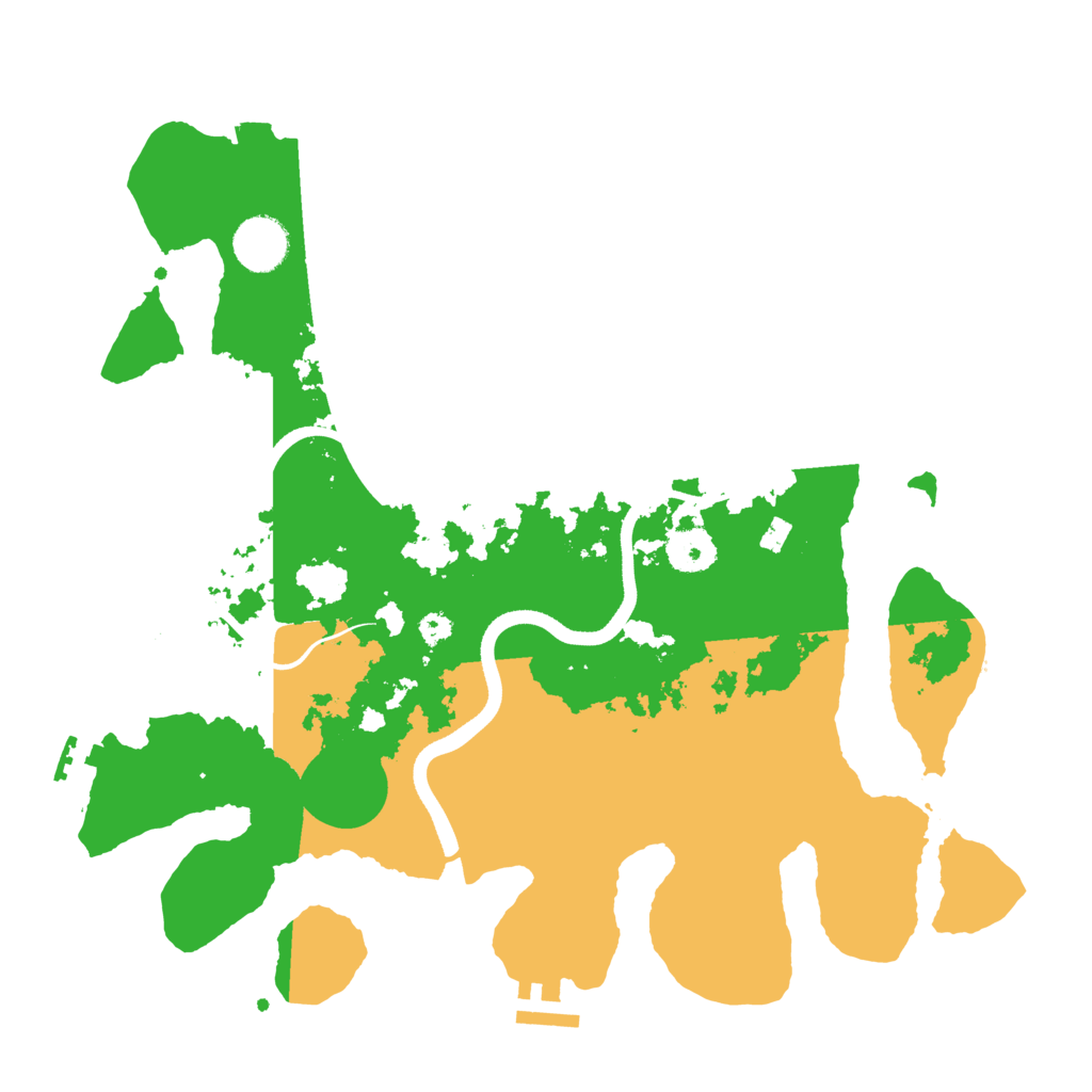 Biome Rust Map: Procedural Map, Size: 3500, Seed: 1449602190