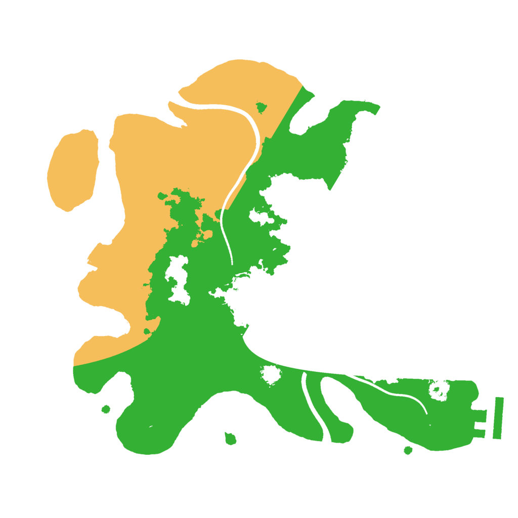 Biome Rust Map: Procedural Map, Size: 2500, Seed: 89745
