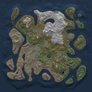 Thumbnail Rust Map: Procedural Map, Size: 4000, Seed: 78787, 18 Monuments