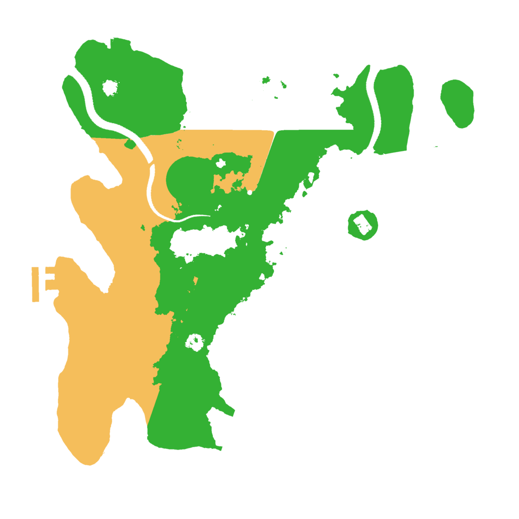 Biome Rust Map: Procedural Map, Size: 3000, Seed: 1839233597