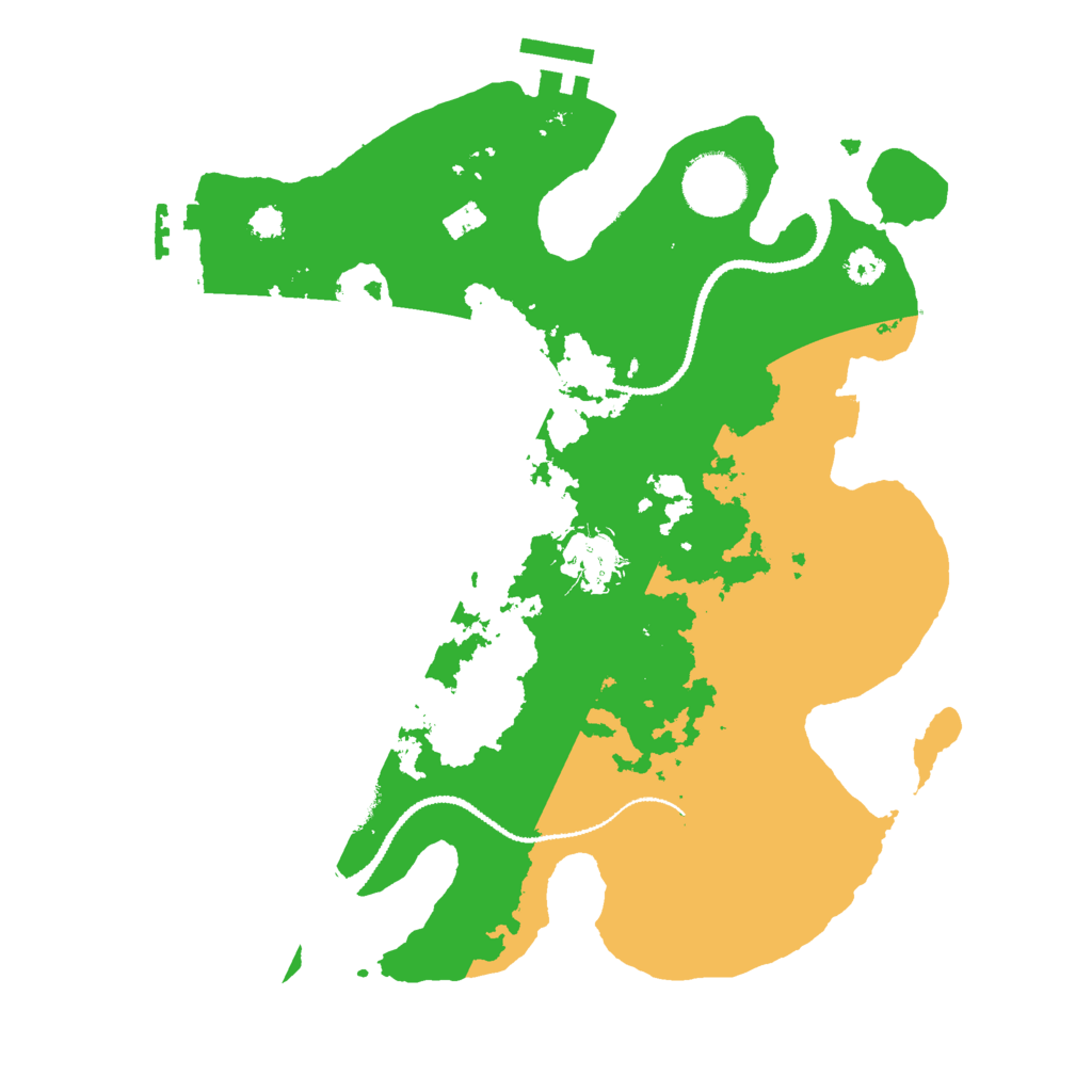 Biome Rust Map: Procedural Map, Size: 3000, Seed: 493885642