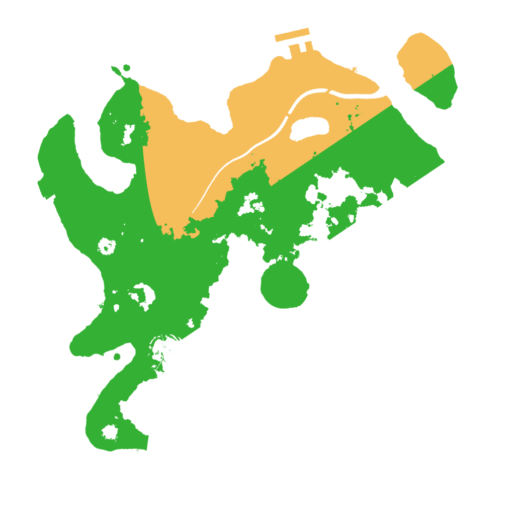 Biome Rust Map: Procedural Map, Size: 3000, Seed: 39922490
