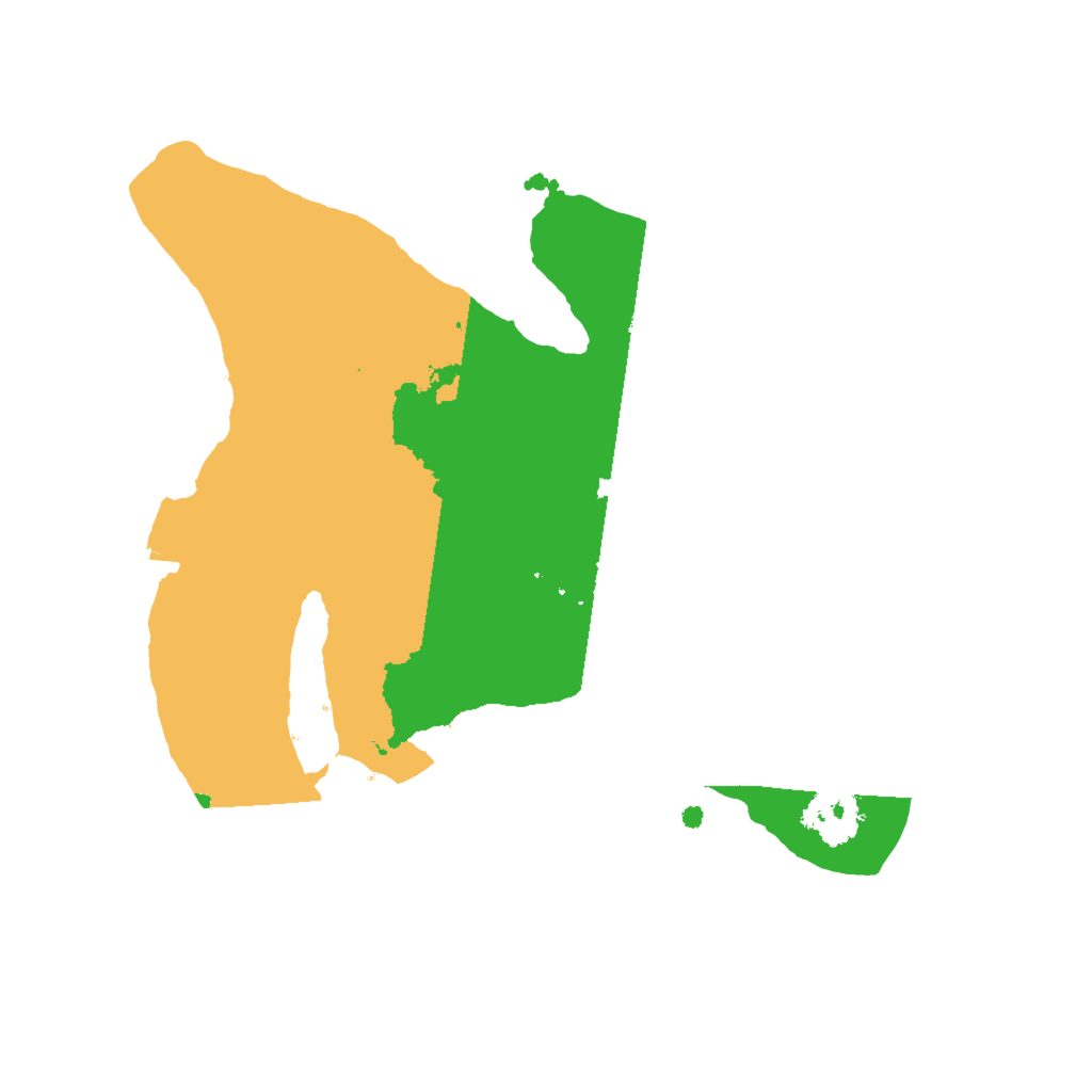 Biome Rust Map: Procedural Map, Size: 2000, Seed: 749605925