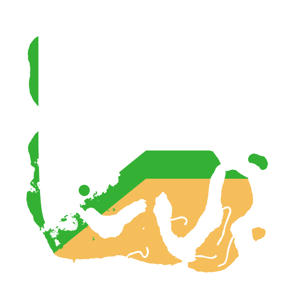 Biome Rust Map: Procedural Map, Size: 3500, Seed: 16882