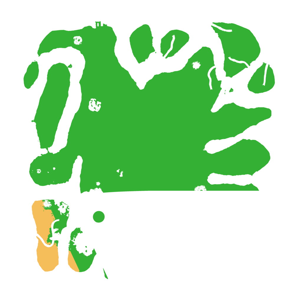 Biome Rust Map: Procedural Map, Size: 3500, Seed: 38116