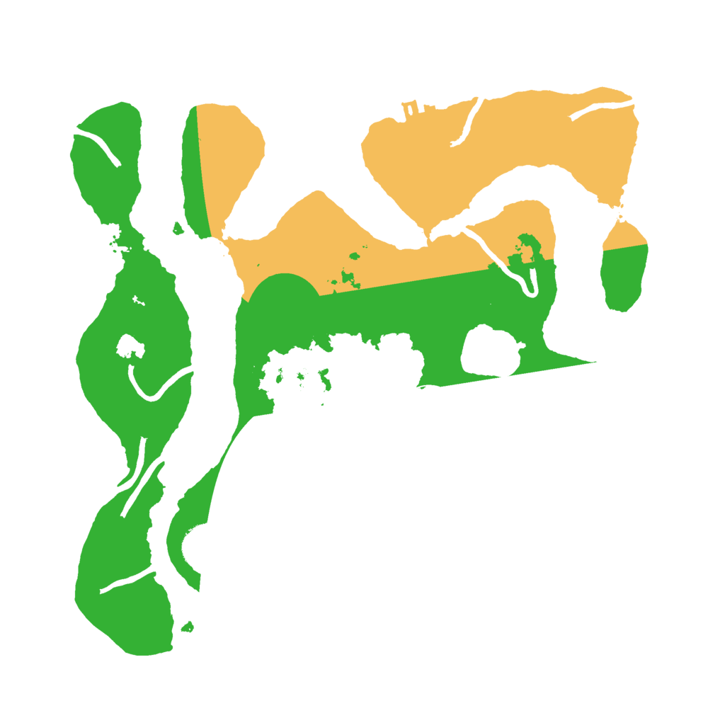 Biome Rust Map: Procedural Map, Size: 3000, Seed: 200704424