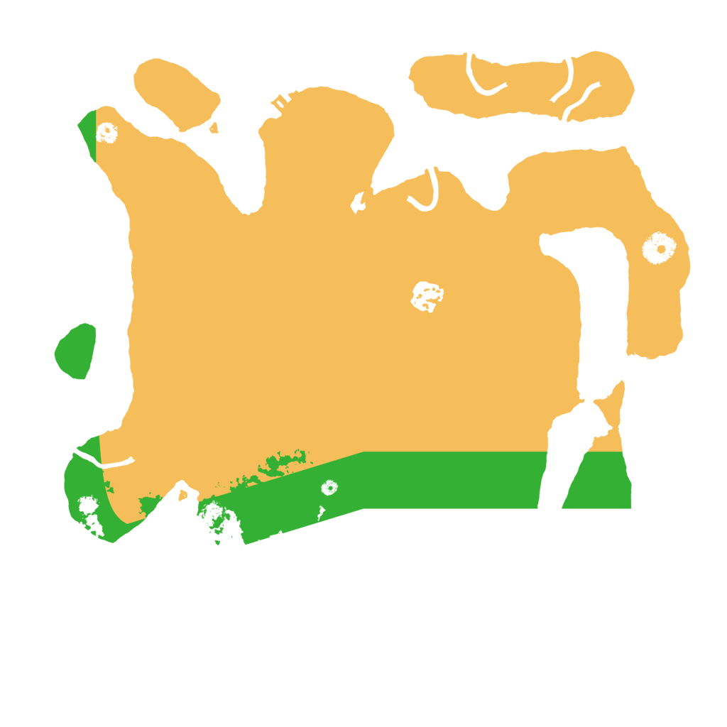 Biome Rust Map: Procedural Map, Size: 3500, Seed: 251989