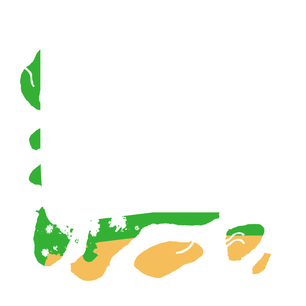 Biome Rust Map: Procedural Map, Size: 3500, Seed: 20082001