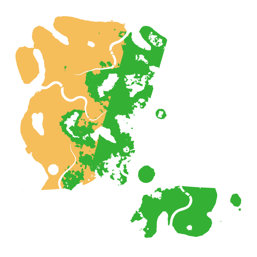 Biome Rust Map: Procedural Map, Size: 4250, Seed: 274971642