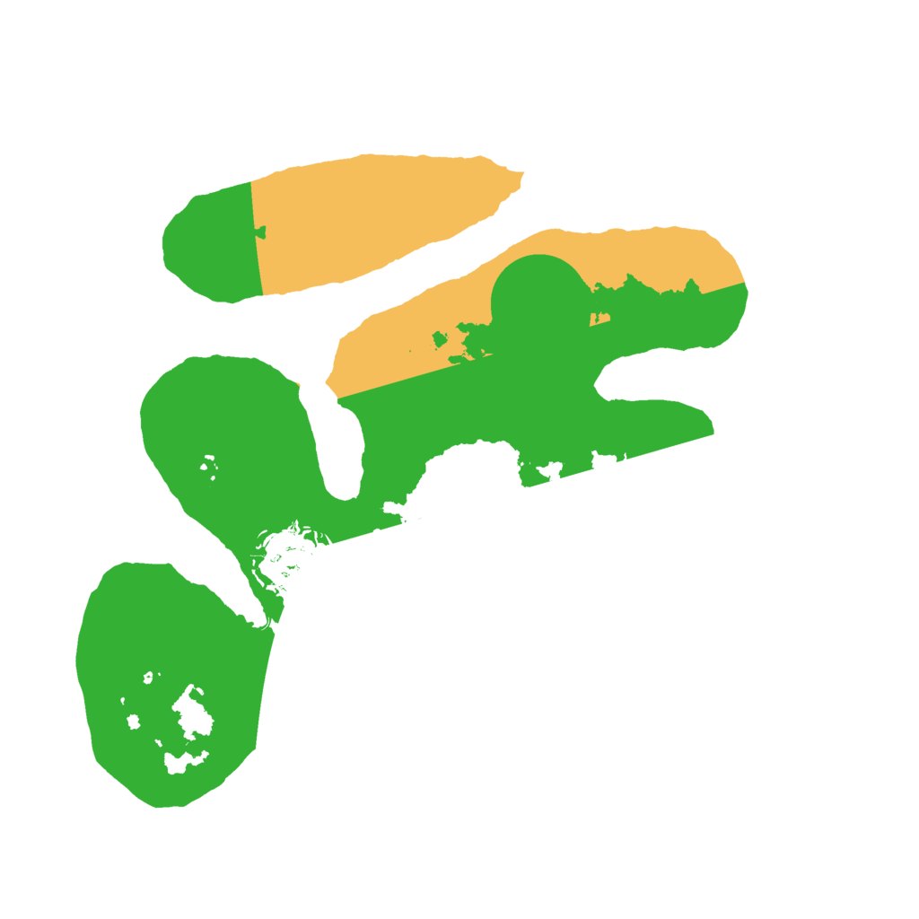 Biome Rust Map: Barren, Size: 2500, Seed: 84432