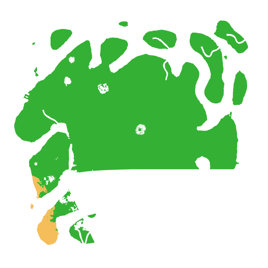 Biome Rust Map: Procedural Map, Size: 3800, Seed: 14564523