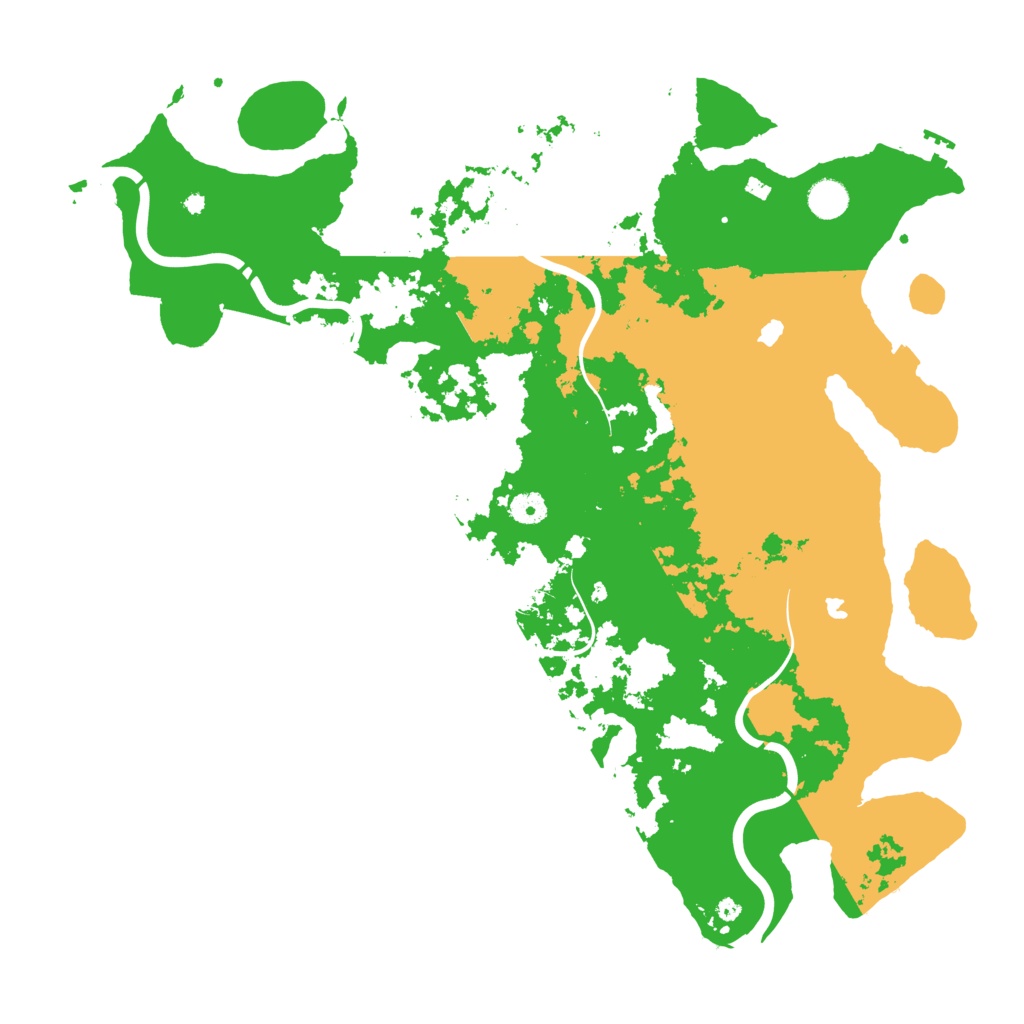 Biome Rust Map: Procedural Map, Size: 4500, Seed: 23451