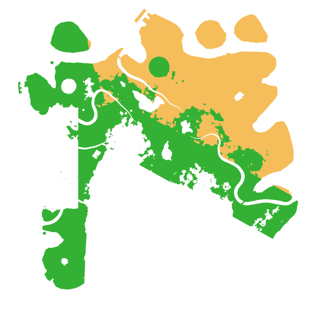 Biome Rust Map: Procedural Map, Size: 4000, Seed: 593786831