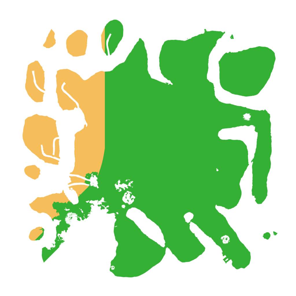 Biome Rust Map: Procedural Map, Size: 3599, Seed: 666