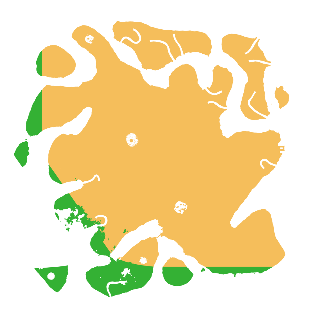 Biome Rust Map: Procedural Map, Size: 3750, Seed: 98495