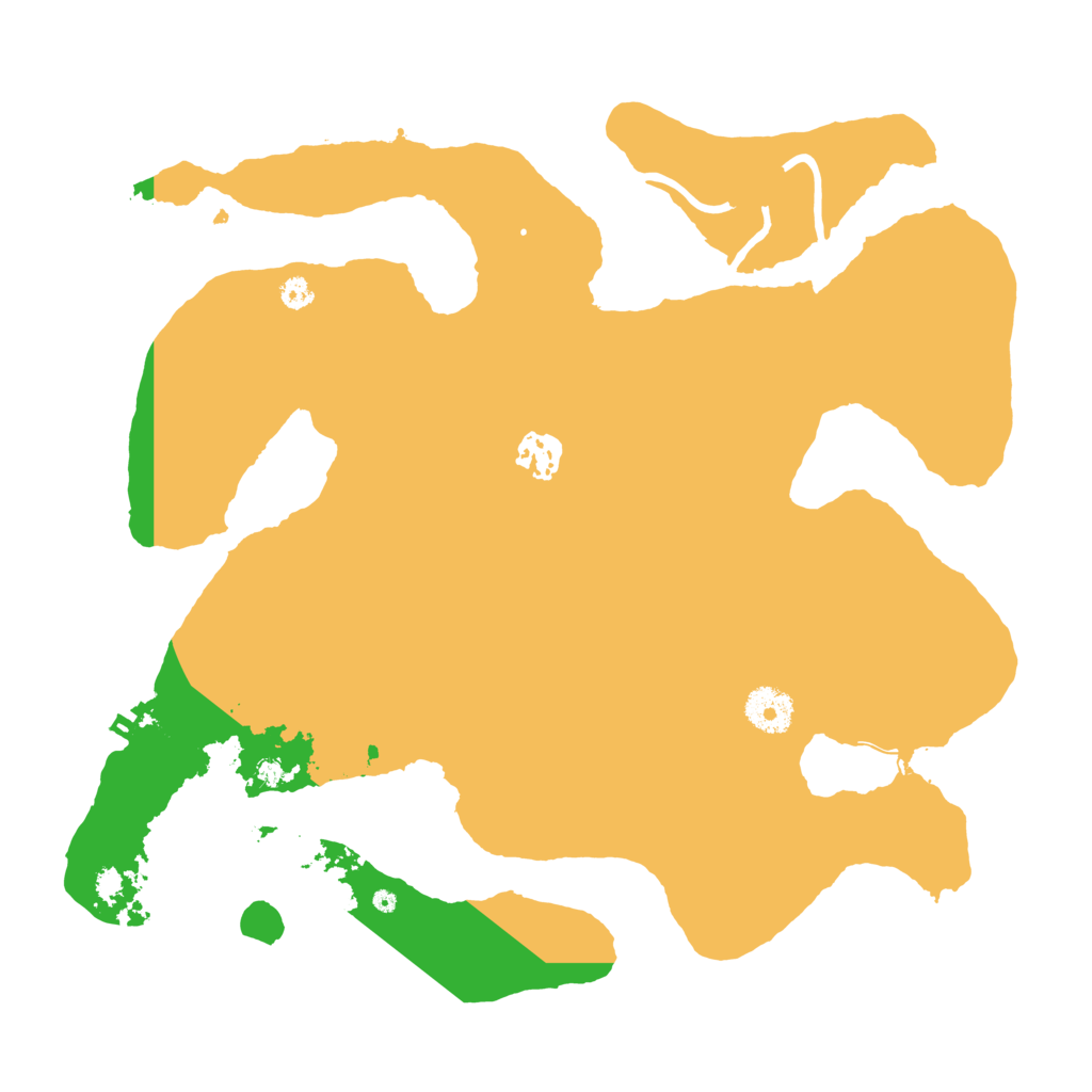 Biome Rust Map: Procedural Map, Size: 3500, Seed: 651089640