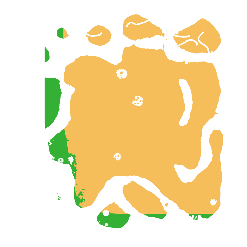 Biome Rust Map: Procedural Map, Size: 3500, Seed: 152651763