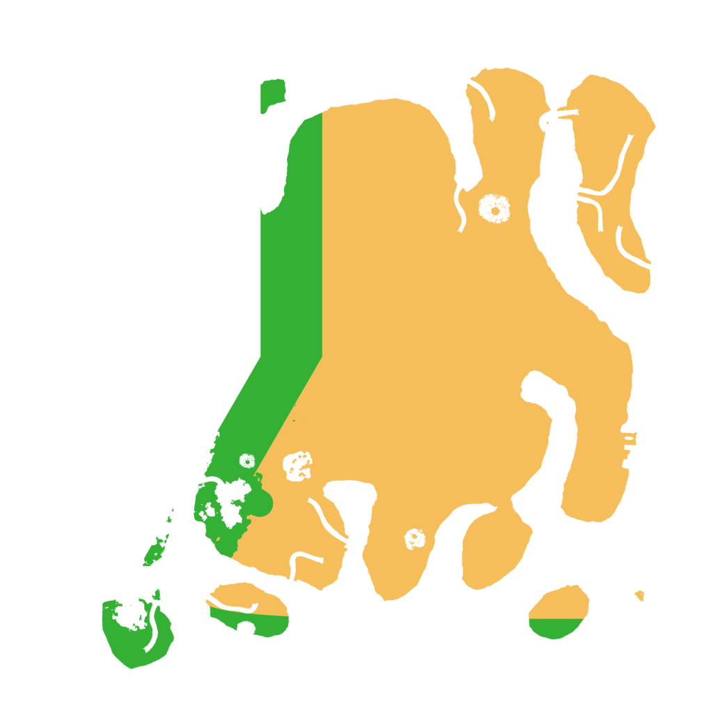 Biome Rust Map: Procedural Map, Size: 3500, Seed: 1159091779