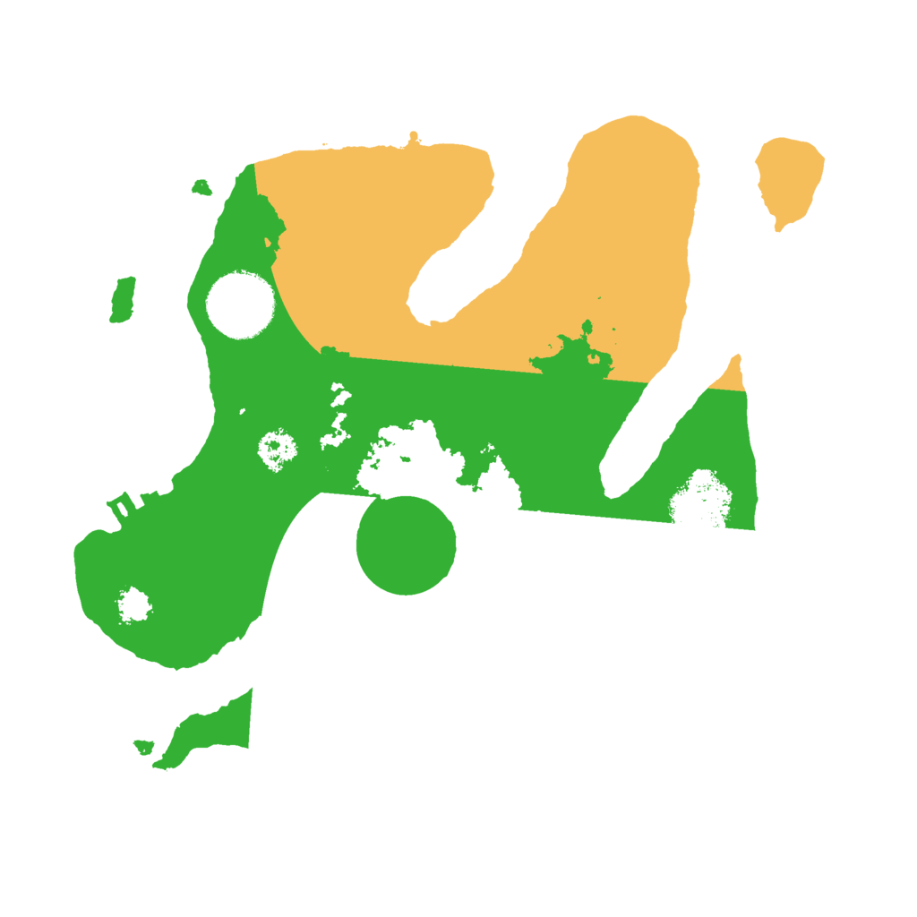 Biome Rust Map: Procedural Map, Size: 2450, Seed: 1201935585