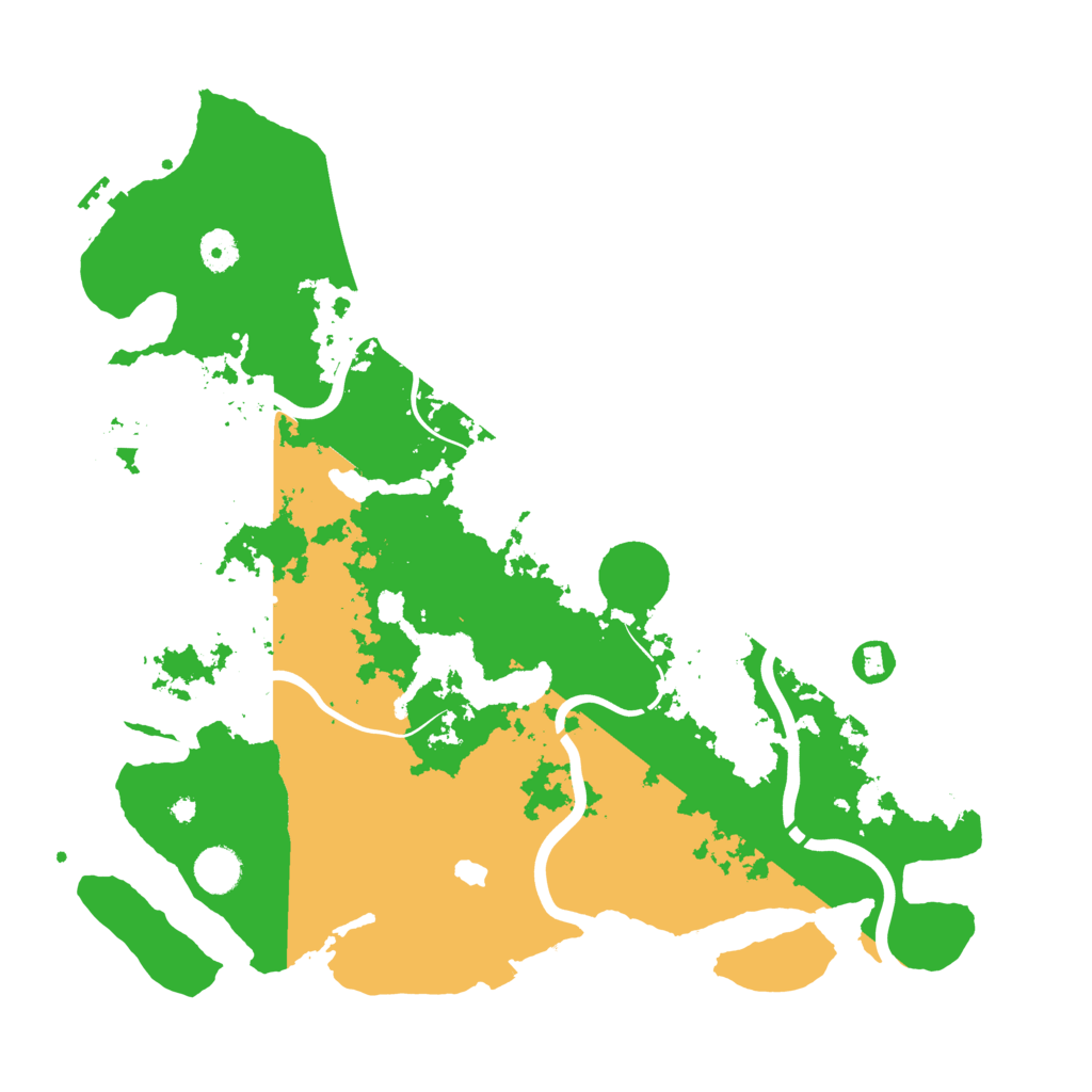 Biome Rust Map: Procedural Map, Size: 4096, Seed: 122008
